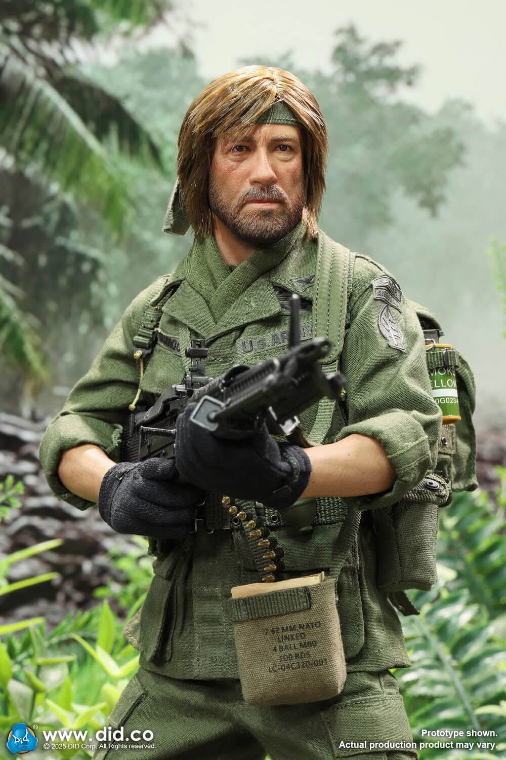Preventa Figura Colonel James - Vietnam War U.S. Army marca DID V80184 escala 1/6