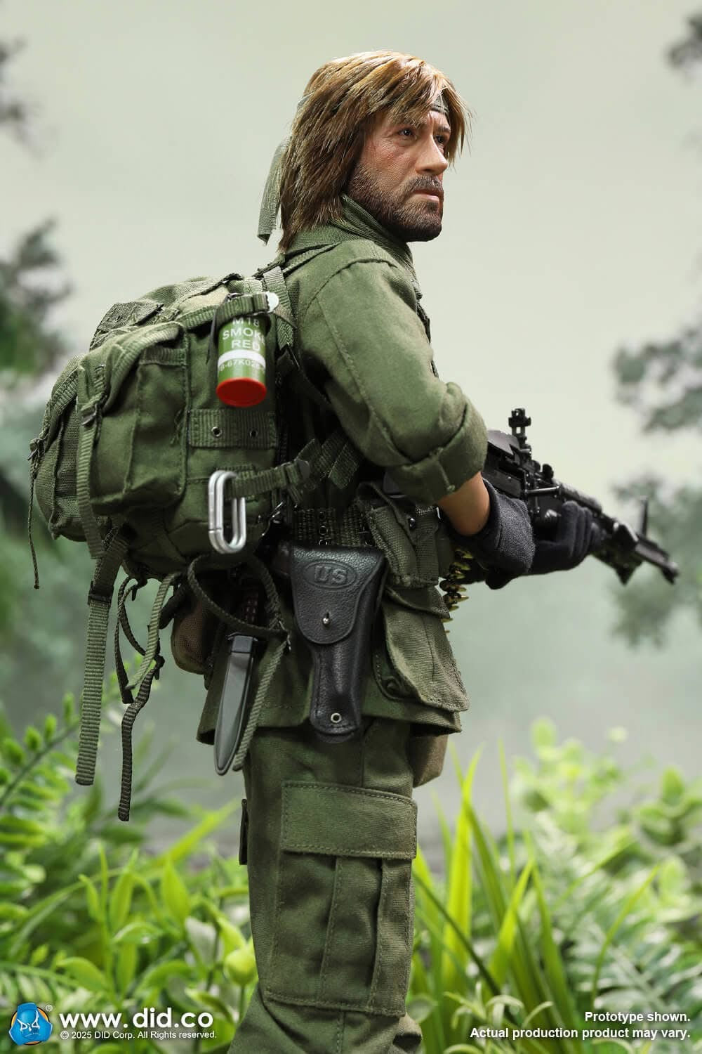 Preventa Figura Colonel James - Vietnam War U.S. Army marca DID V80184 escala 1/6