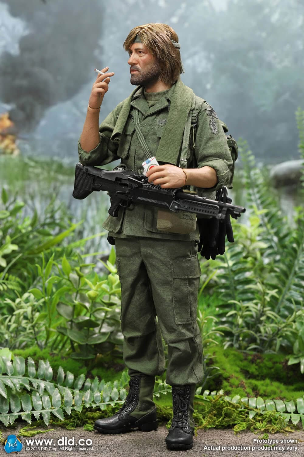 Preventa Figura Colonel James - Vietnam War U.S. Army marca DID V80184 escala 1/6