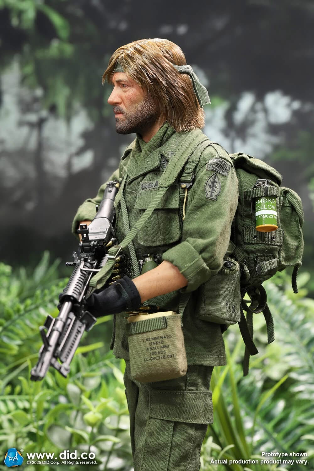 Preventa Figura Colonel James - Vietnam War U.S. Army marca DID V80184 escala 1/6