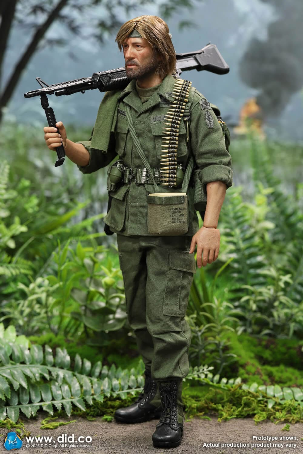 Preventa Figura Colonel James - Vietnam War U.S. Army marca DID V80184 escala 1/6
