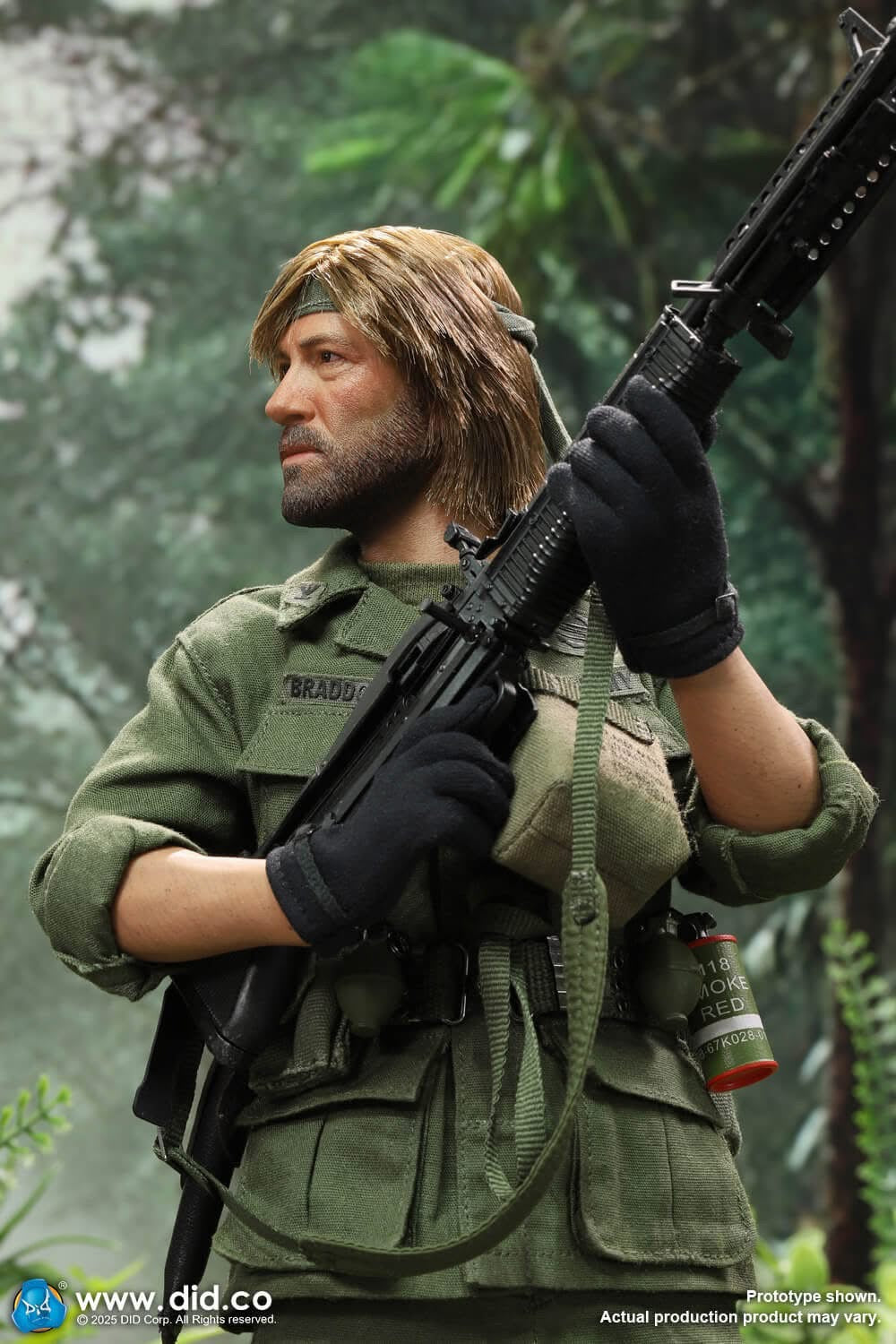 Preventa Figura Colonel James - Vietnam War U.S. Army marca DID V80184 escala 1/6