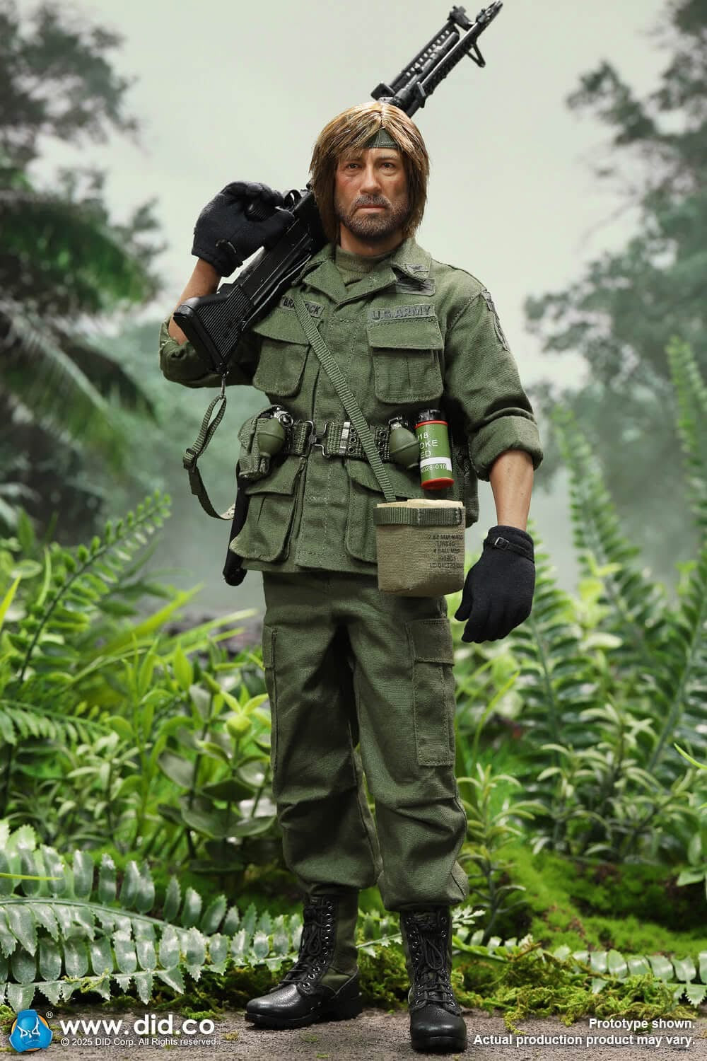 Preventa Figura Colonel James - Vietnam War U.S. Army marca DID V80184 escala 1/6