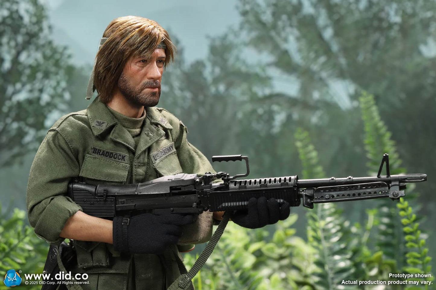 Preventa Figura Colonel James - Vietnam War U.S. Army marca DID V80184 escala 1/6