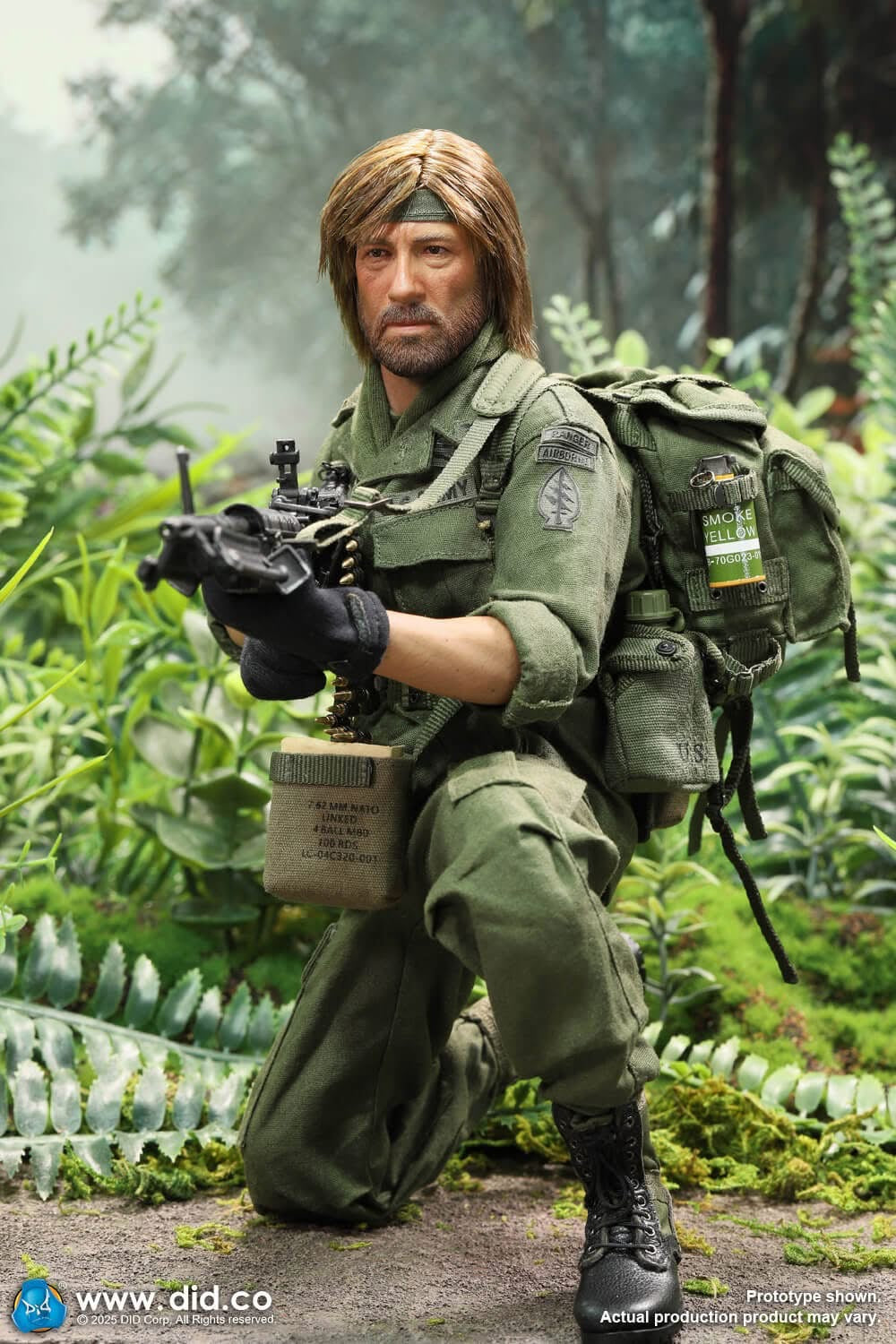 Preventa Figura Colonel James - Vietnam War U.S. Army marca DID V80184 escala 1/6