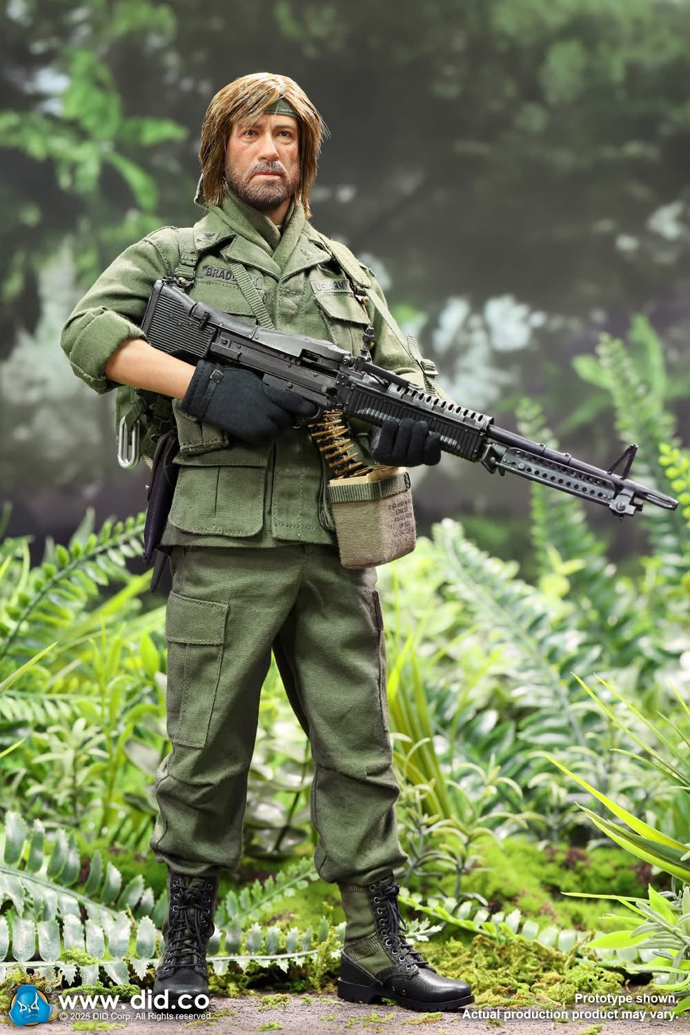 Preventa Figura Colonel James - Vietnam War U.S. Army marca DID V80184 escala 1/6