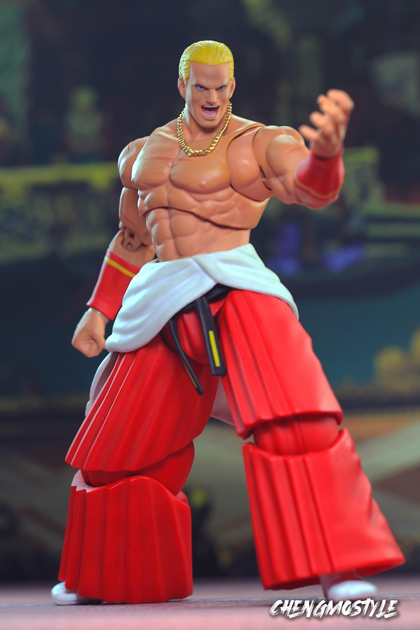 Pedido Figura Geese Howard - The King of Fighters '98 marca Storm Collectibles SKKF06 escala pequeña 1/12