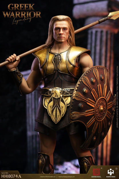 Pedido Figura Legendary Greek Warrior (Armadura de Cobre Puro) (cabello enraizado) marca Haoyutoys HH18074A escala 1/6