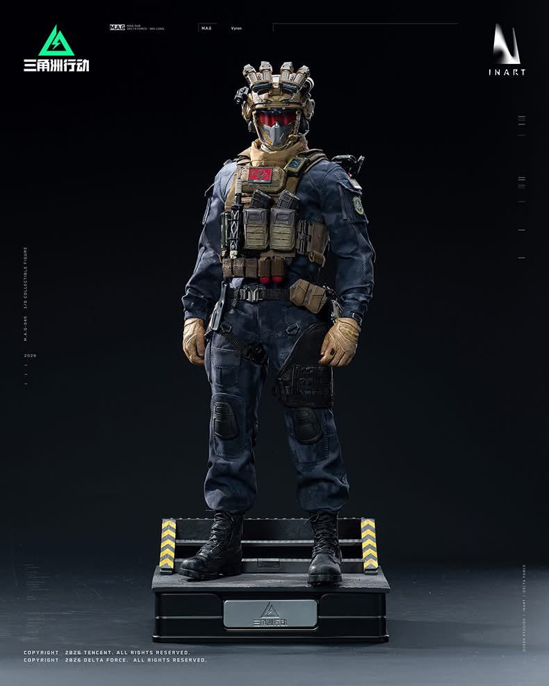 Preventa Figura Vyron - Delta Force marca INART MAG045 Queen Studio escala 1/6