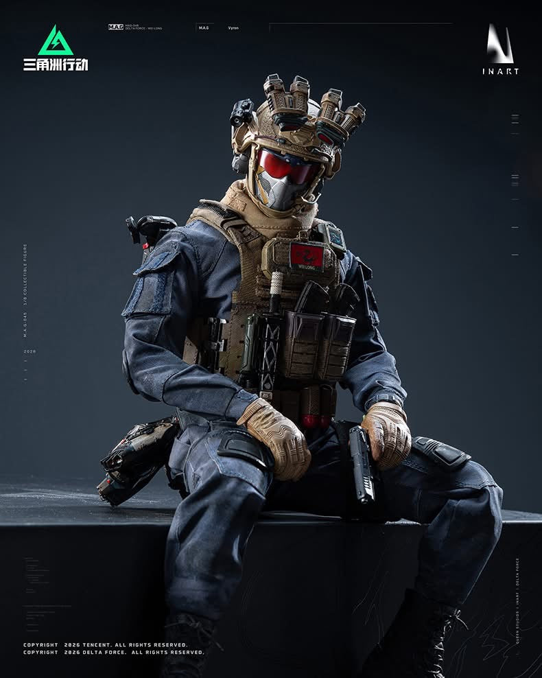 Preventa Figura Vyron - Delta Force marca INART MAG045 Queen Studio escala 1/6