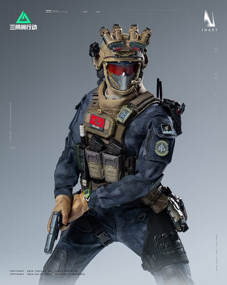 Preventa Figura Vyron - Delta Force marca INART MAG045 Queen Studio escala 1/6