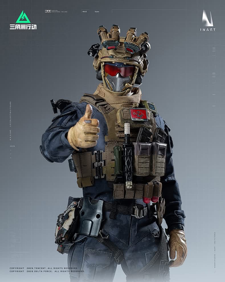 Preventa Figura Vyron - Delta Force marca INART MAG045 Queen Studio escala 1/6