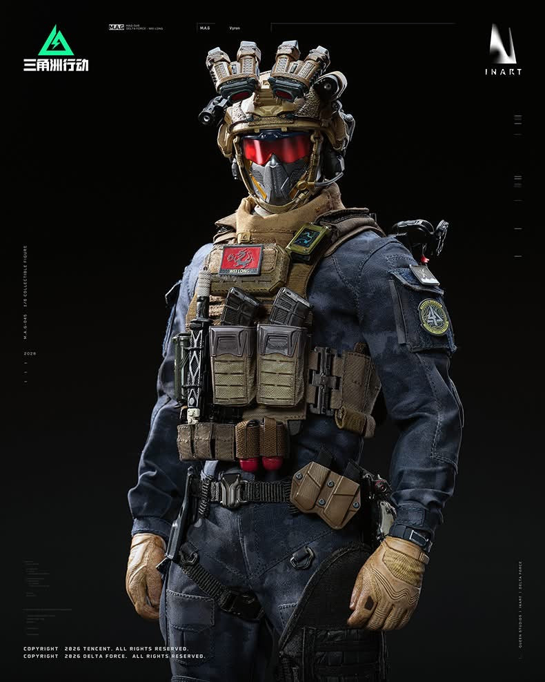 Preventa Figura Vyron - Delta Force marca INART MAG045 Queen Studio escala 1/6