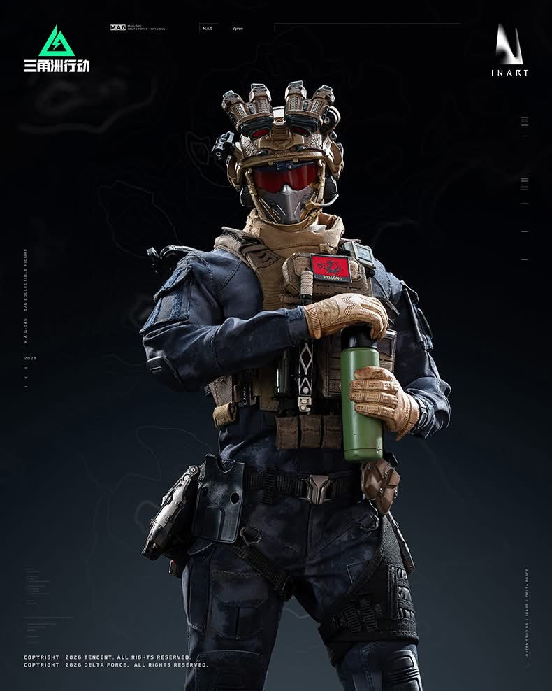 Preventa Figura Vyron - Delta Force marca INART MAG045 Queen Studio escala 1/6