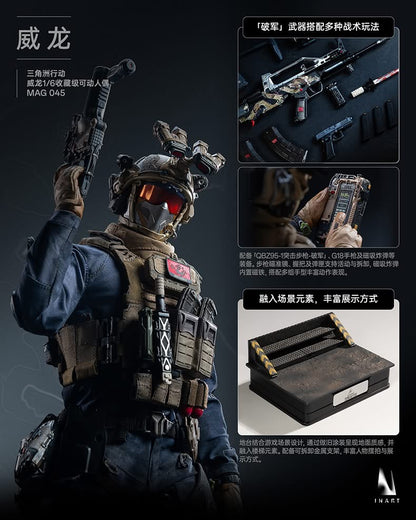 Preventa Figura Vyron - Delta Force marca INART MAG045 Queen Studio escala 1/6