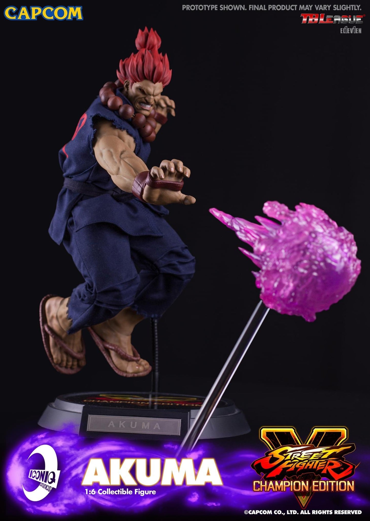 Preventa Figura AKUMA - Street Fighter V marca Iconiq Studios IQGS-05 escala 1/6