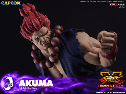 Preventa Figura AKUMA - Street Fighter V marca Iconiq Studios IQGS-05 escala 1/6