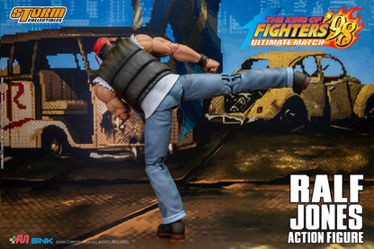 Preventa Figura Ralf Jones - The King of Fighters '98 Unlimited Match marca Storm Collectibles SKKF0 escala pequeña 1/12