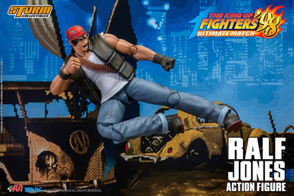 Preventa Figura Ralf Jones - The King of Fighters '98 Unlimited Match marca Storm Collectibles SKKF0 escala pequeña 1/12