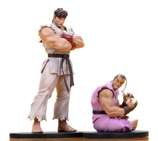 Pedido Set Estatuas Ryu & Dan - Street Jam - Street Fighter marca PCS Collectibles escala 1/10