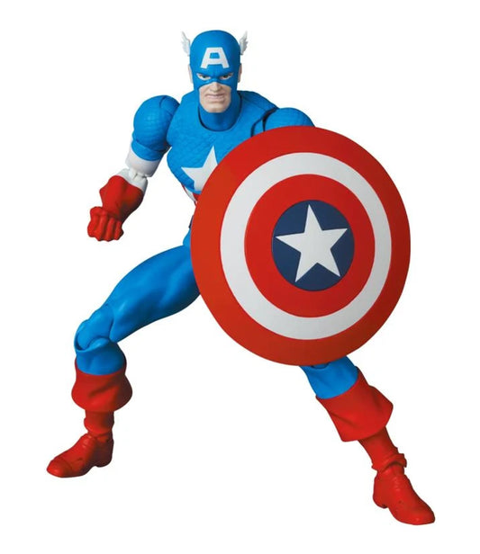 Preventa Figura Capitán América (Comic version) - Marvel Comics - MAFEX marca Medicom Toy No.217 escala pequeña 1/12