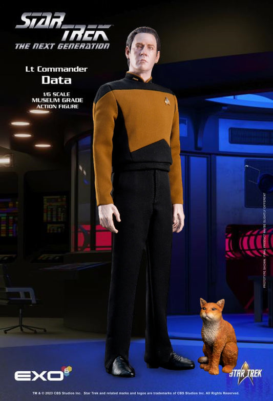 Preventa Figura Lt. Commander Data (Standard version) - Star Trek: The Next Generation marca EXO-6 EXO-01-073S escala 1/6