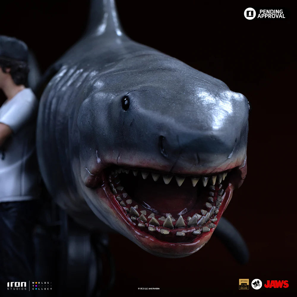 Preventa Steven Spielberg (Deluxe version) - JAWS (1975) 50 Aniversario marca Iron Studios escala de arte 1/10