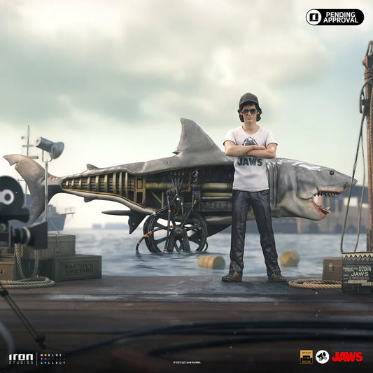 Preventa Steven Spielberg (Deluxe version) - JAWS (1975) 50 Aniversario marca Iron Studios escala de arte 1/10