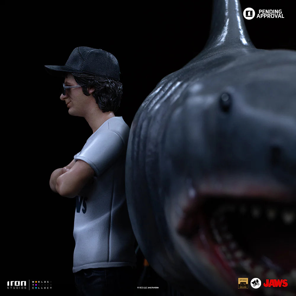 Preventa Steven Spielberg (Deluxe version) - JAWS (1975) 50 Aniversario marca Iron Studios escala de arte 1/10