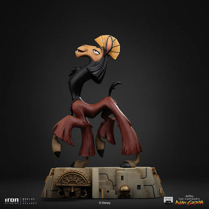 Preventa Estatuta Kuzco (forma humana y Lama) - Las Locuras del Emperador marca Iron Studios escala de arte 1/10