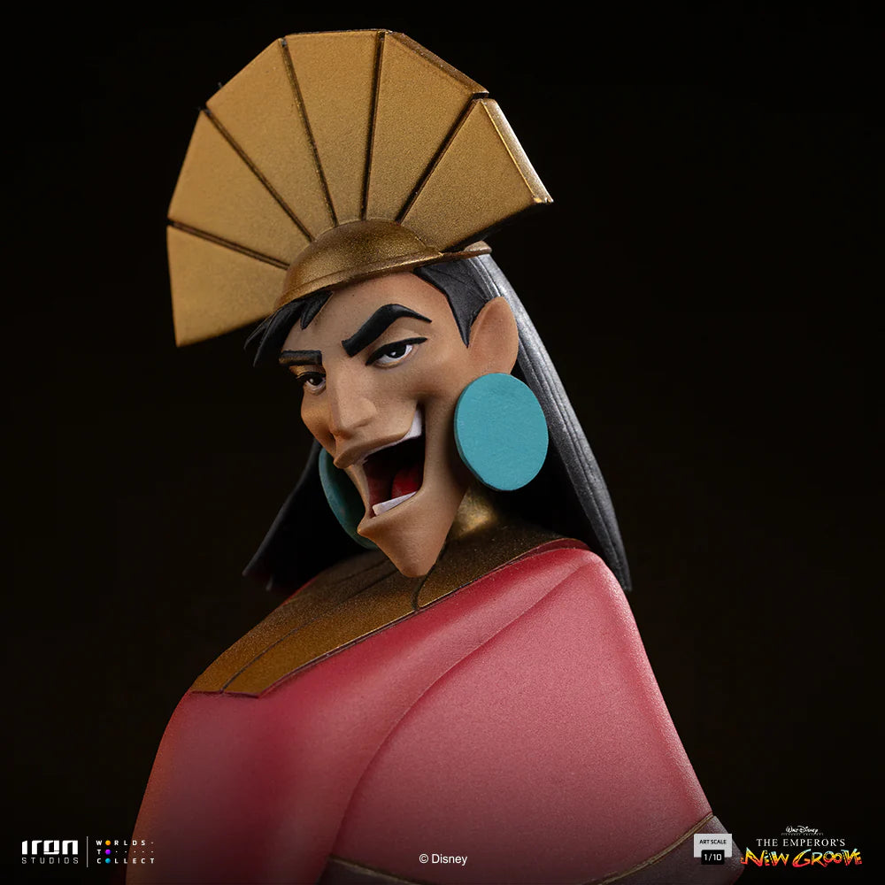 Preventa Estatuta Kuzco (forma humana y Lama) - Las Locuras del Emperador marca Iron Studios escala de arte 1/10