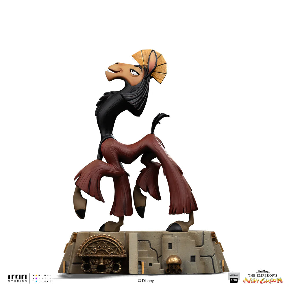 Preventa Estatuta Kuzco (forma humana y Lama) - Las Locuras del Emperador marca Iron Studios escala de arte 1/10