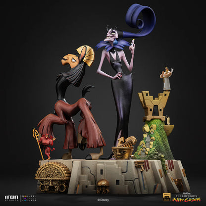 Preventa Estatua Kuzco & Yzma (Deluxe version) - Las Locuras del Emperador marca Iron Studios escala de arte 1/10