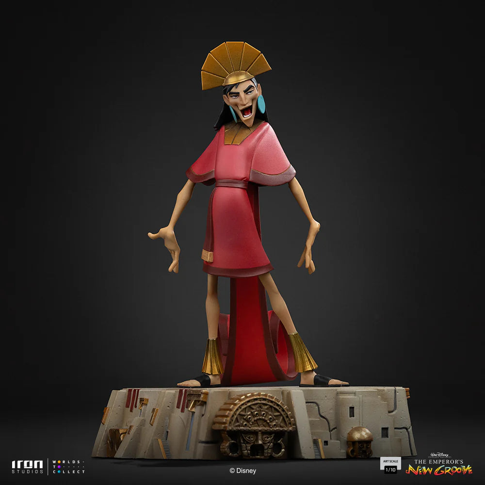 Preventa Estatuta Kuzco (forma humana y Lama) - Las Locuras del Emperador marca Iron Studios escala de arte 1/10