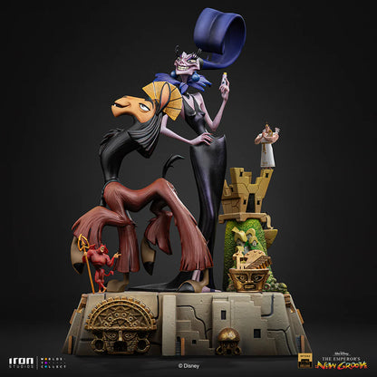Preventa Estatua Kuzco & Yzma (Deluxe version) - Las Locuras del Emperador marca Iron Studios escala de arte 1/10