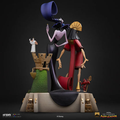Preventa Estatua Kuzco & Yzma (Deluxe version) - Las Locuras del Emperador marca Iron Studios escala de arte 1/10