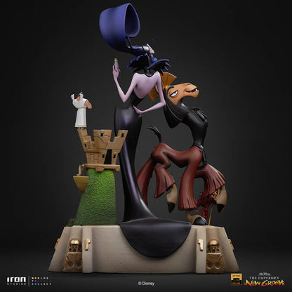 Preventa Estatua Kuzco & Yzma (Deluxe version) - Las Locuras del Emperador marca Iron Studios escala de arte 1/10