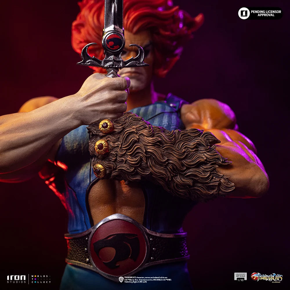 Preventa Estatua Lion-O Unleashed - ThunderCats marca Iron Studios escala de arte 1/10