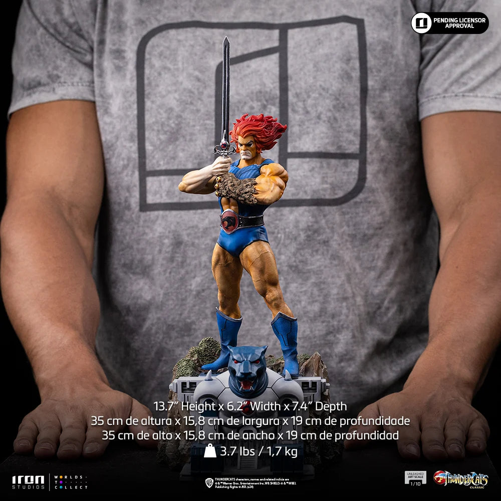 Preventa Estatua Lion-O Unleashed - ThunderCats marca Iron Studios escala de arte 1/10