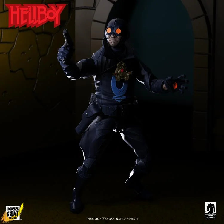 Preventa Figura Lobster Johnson (The Iron Prometheus) - Hellboy marca Boss Fight Studio escala 1/12