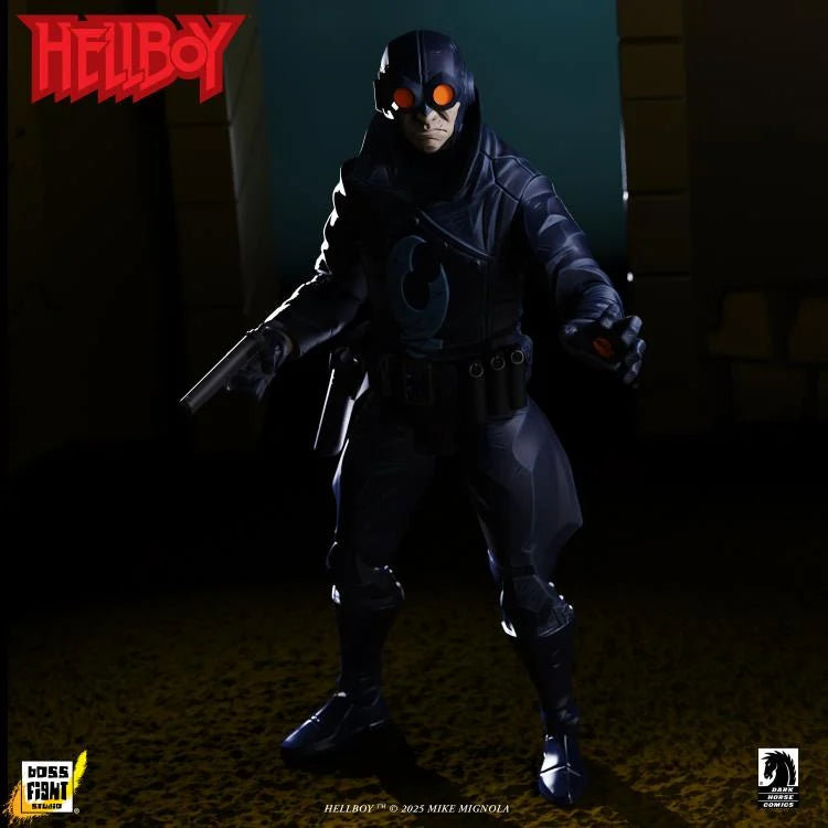 Preventa Figura Lobster Johnson (The Iron Prometheus) - Hellboy marca Boss Fight Studio escala 1/12