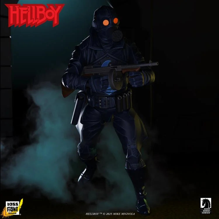 Preventa Figura Lobster Johnson (The Iron Prometheus) - Hellboy marca Boss Fight Studio escala 1/12