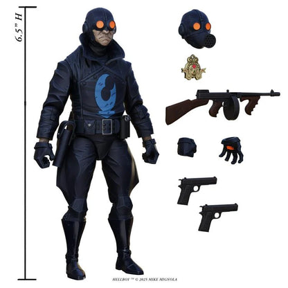 Preventa Figura Lobster Johnson (The Iron Prometheus) - Hellboy marca Boss Fight Studio escala 1/12