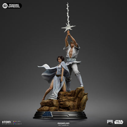 Preventa Estatua Luke y Leia Deluxe - Star Wars: Una Nueva Esperanza - Limited Edition marca Iron Studios escala de arte 1/10