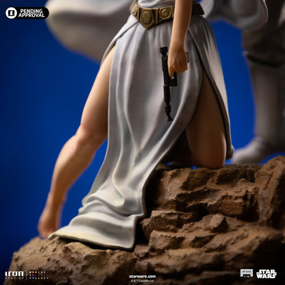 Preventa Estatua Luke y Leia Deluxe - Star Wars: Una Nueva Esperanza - Limited Edition marca Iron Studios escala de arte 1/10