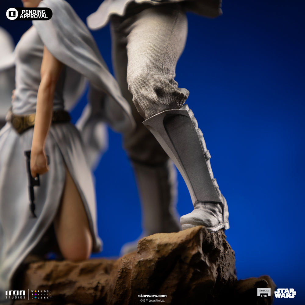 Preventa Estatua Luke y Leia Deluxe - Star Wars: Una Nueva Esperanza - Limited Edition marca Iron Studios escala de arte 1/10