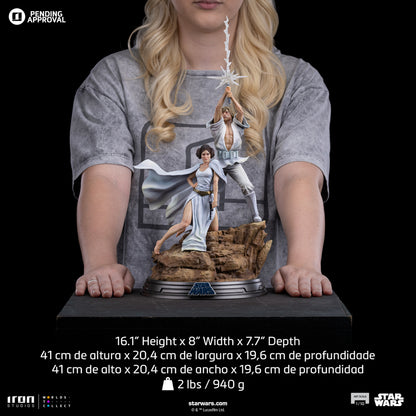 Preventa Estatua Luke y Leia Deluxe - Star Wars: Una Nueva Esperanza - Limited Edition marca Iron Studios escala de arte 1/10