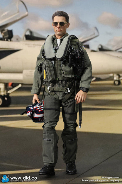 Pedido Figura Captain Mitchell - The US Navy Fighter Weapons School Instructor F/A-18E Pilot marca DID MA80170 escala 1/6