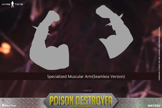 Preventa Brazos Seamless para Poison Destroyer marca Mars Toys MAT026B escala 1/6