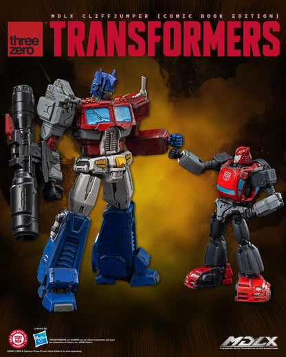 Preventa Figura MDLX Cliffjumper (Comic Book Edition) – Transformers marca Threezero 3Z0873 (12 cm)